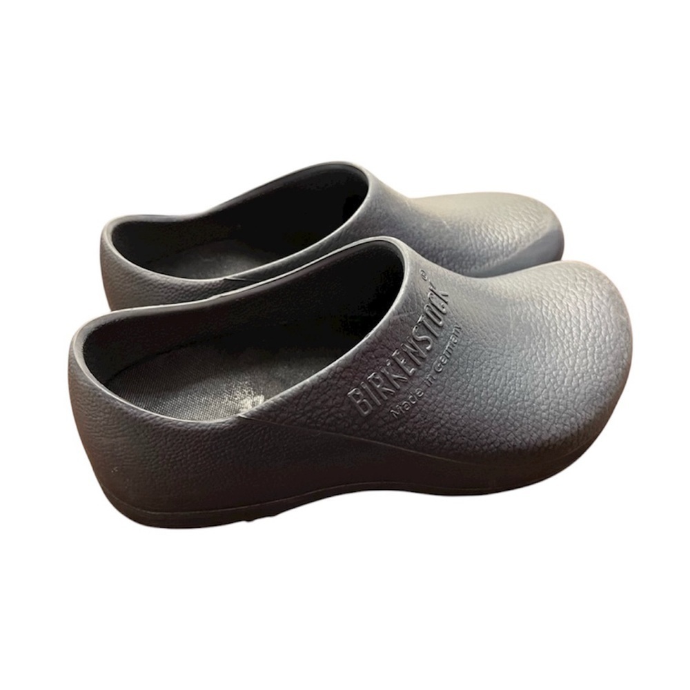 Birkenstock Profi-Birki Dark Gray/Blue Clogs Size 37 (4 1/2)
